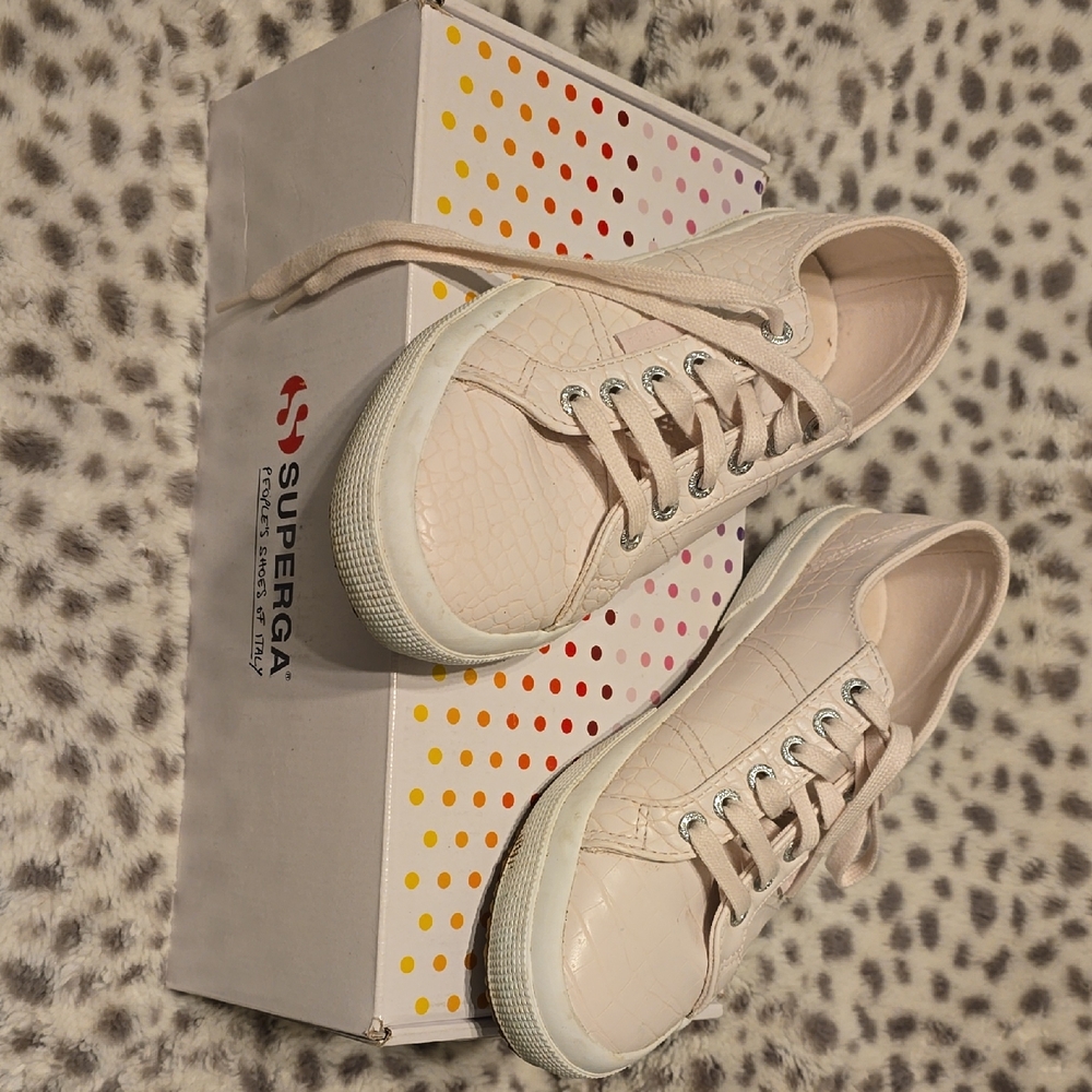 Superga Women's Beige Sneakers
